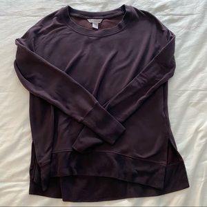 Athleta Coaster Luxe Sweatshirt in Deep Crocus Violet - Sz Small